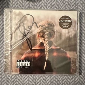 Taylor Swift Signed Evermore CD